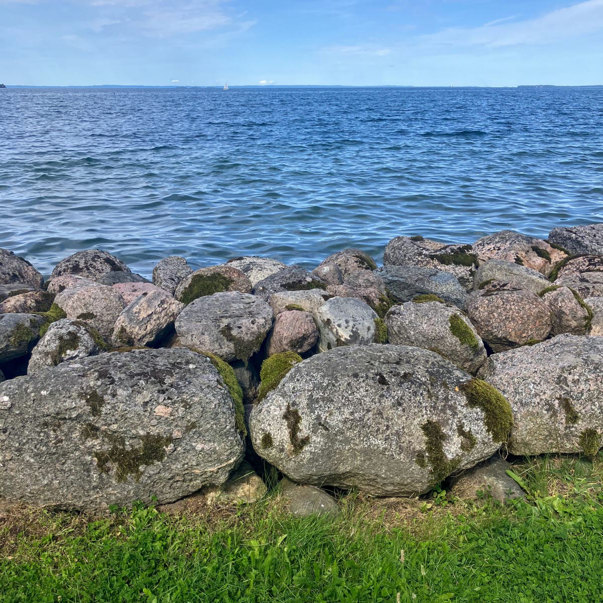 Vy från Vadstena