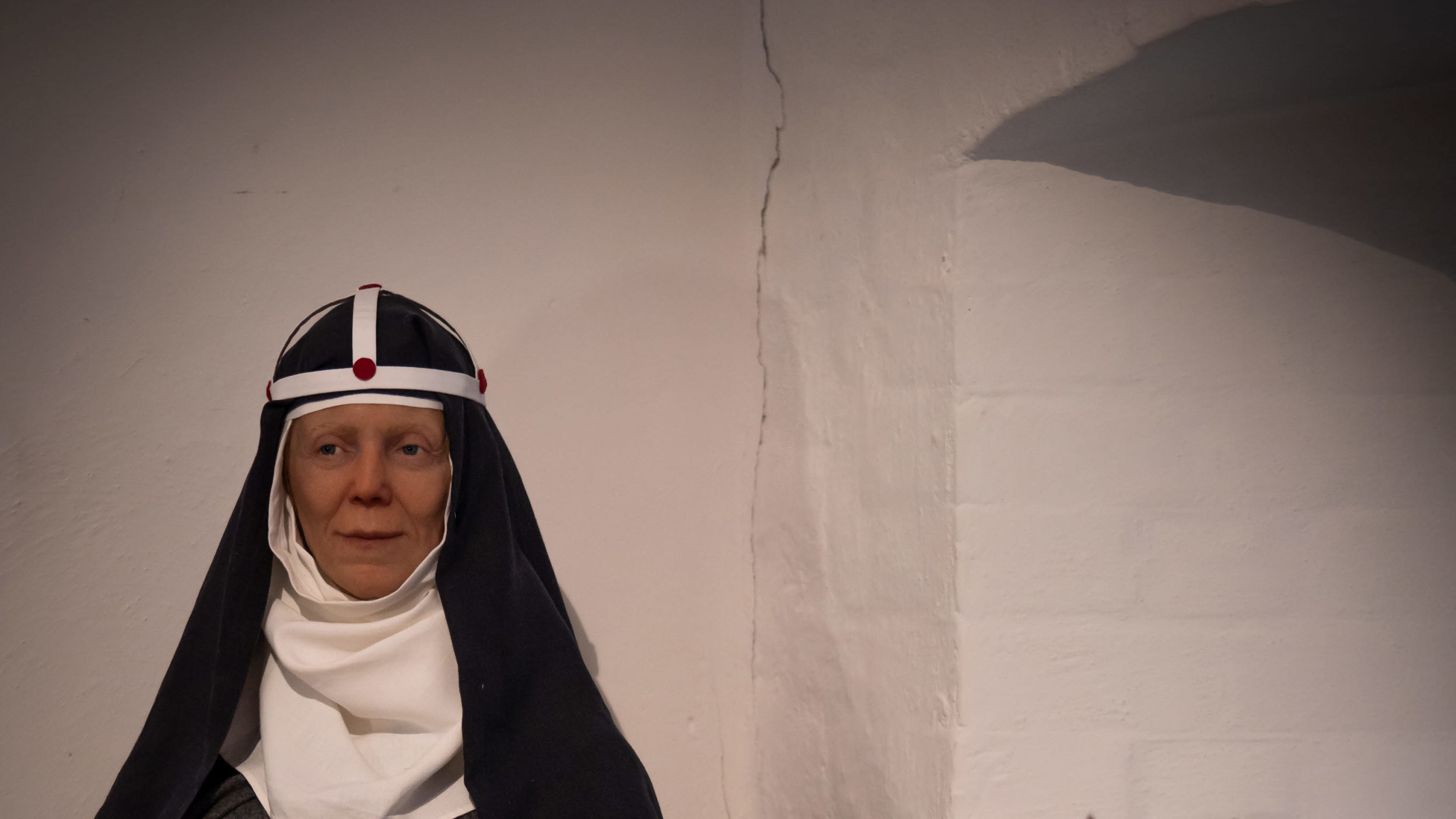 Heliga Birgitta och drottning på Sancta Birgitta Klostermuseum.