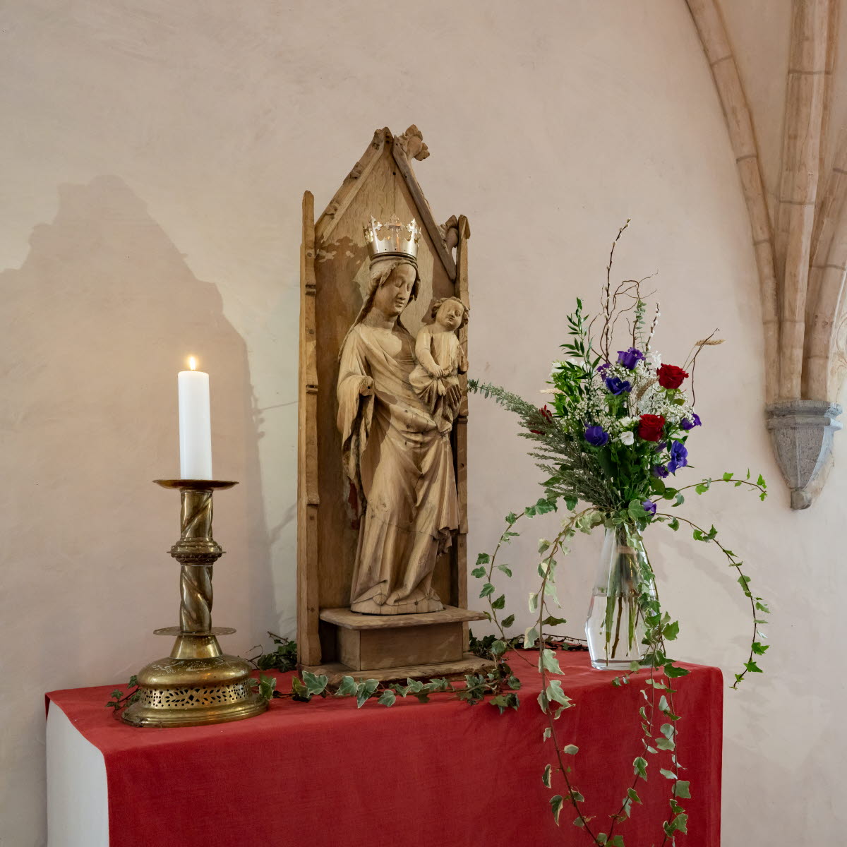 Kapitelsalen på Sancta Birgitta Klostermuseum.