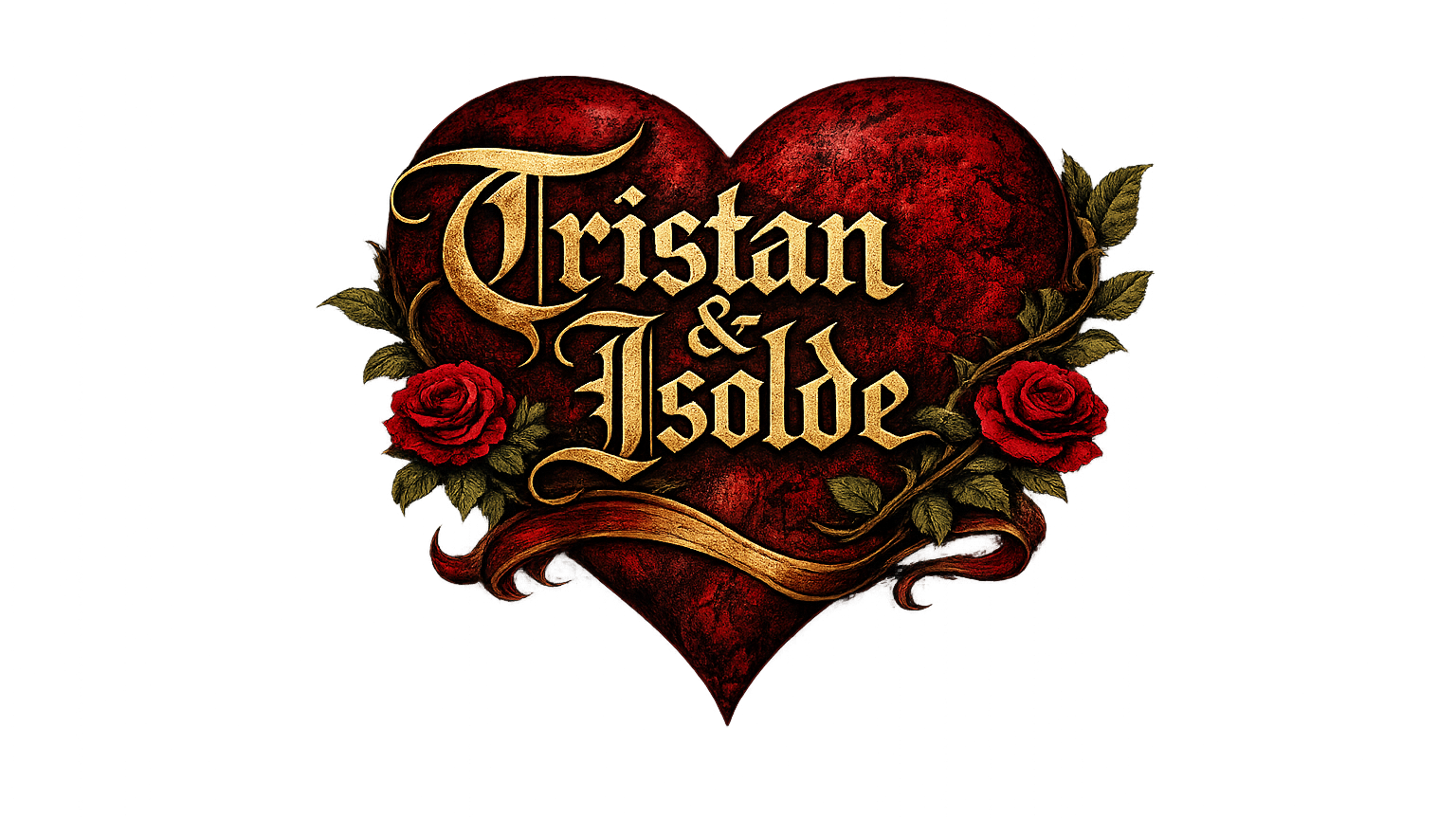 Hjärta med orden Tristan och Isolde.