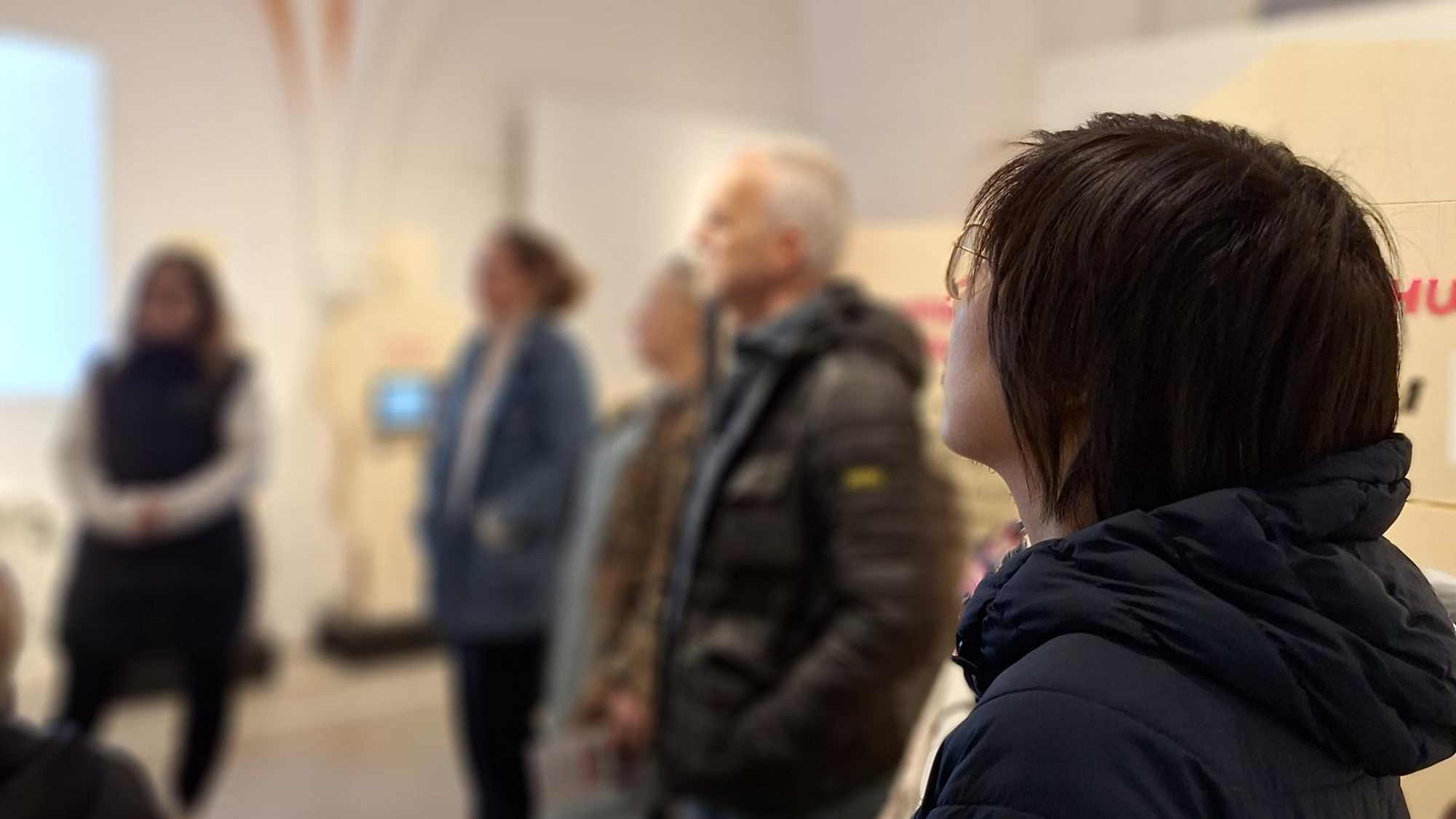 Visning på Sancta Birgitta Klostermuseum.